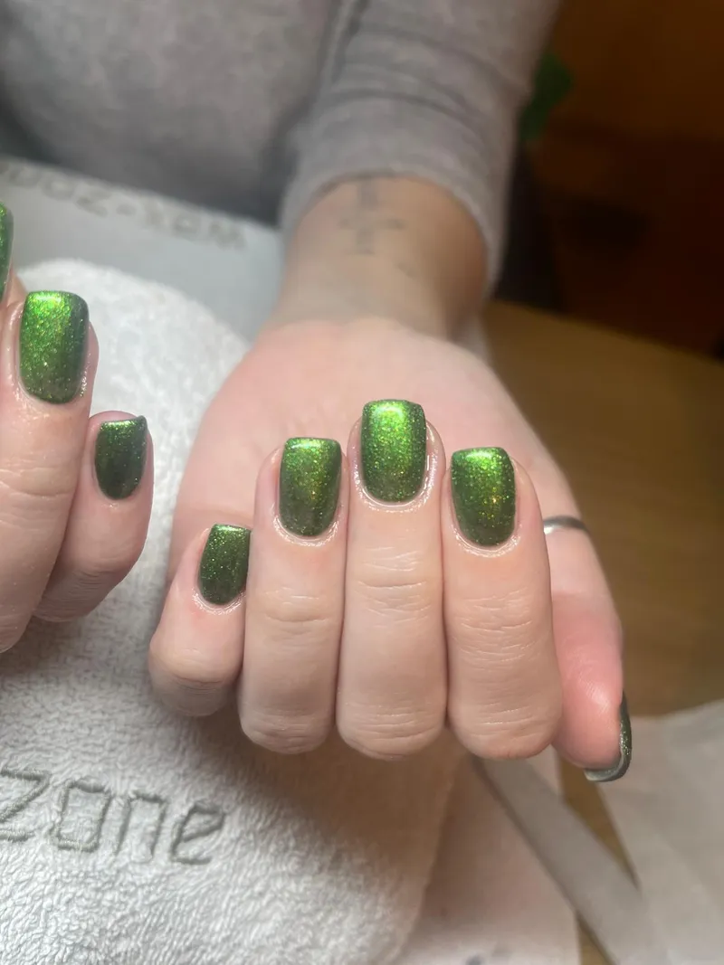 Colourful nail art